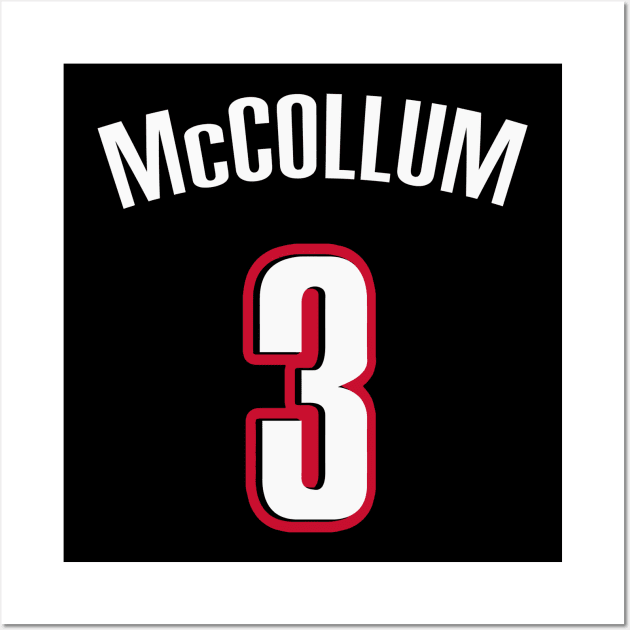 CJ McCollum Wall Art by telutiga